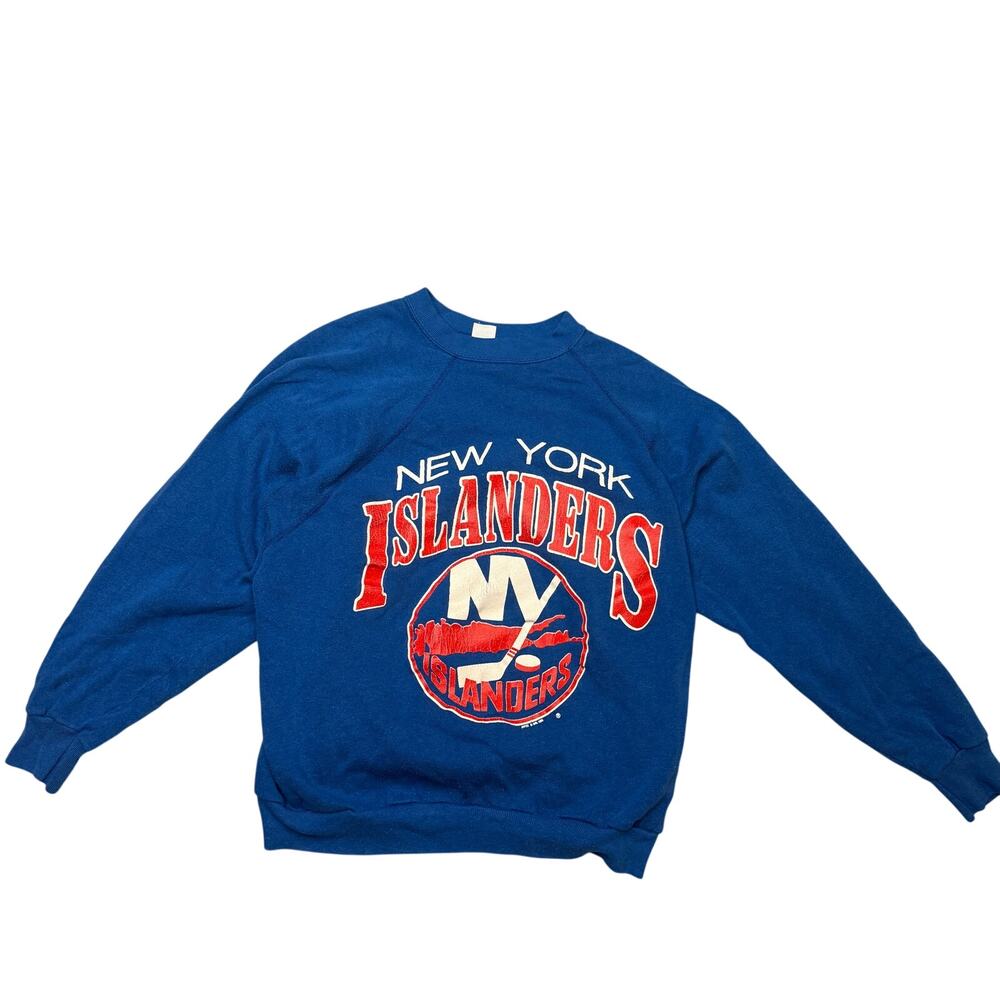 Vintage 80s New York Islanders Sweatshirt Men's XL NHL Hockey Pullover